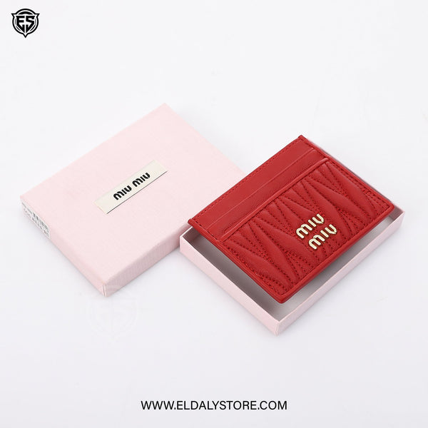 Miu Miu Matelassé card holder For Women