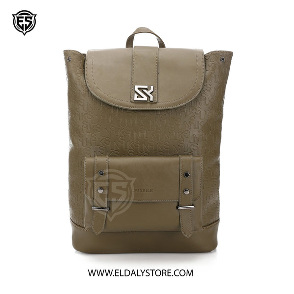 Sunsilk Official Unisex Monogram Backpack – Olive Green