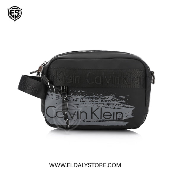 Calvin Klein Graphic Logo Crossbody Bag – Black