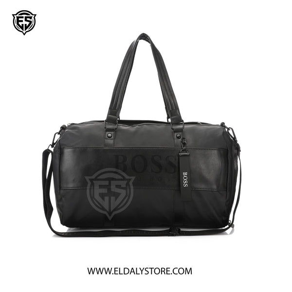 BOSS Inspired Versatile Black Duffle Travel Bag