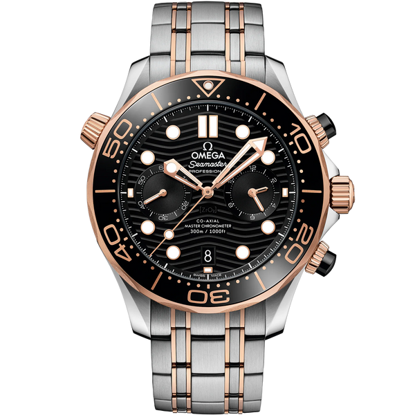 Omega Seamaster Diver 300M 44 mm فولاذ ‑ ذهب Sedna على الفولاذ ذهب Sedna