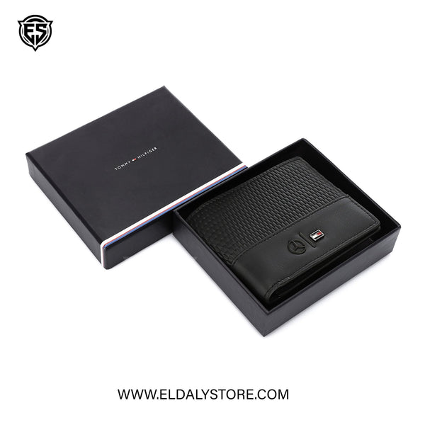 Tommy Hilfiger x Mercedes-Benz Leather Textured Bifold Wallet