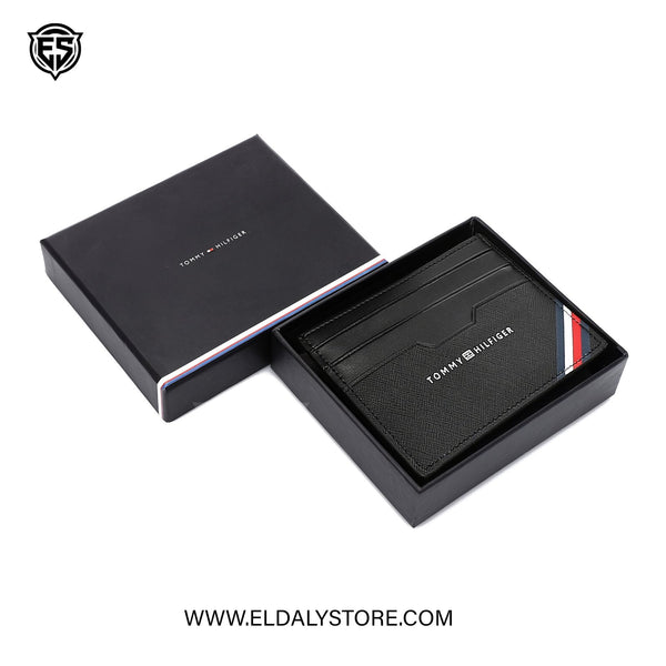 Tommy Hilfiger x Mercedes-Benz Leather Textured Bifold cardholder