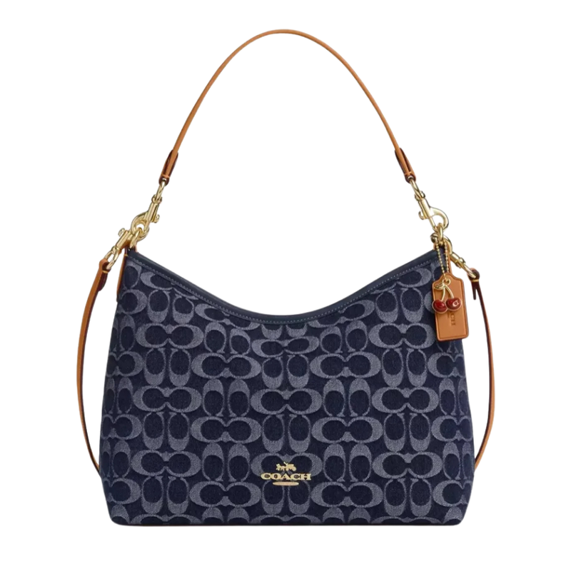 Coach Laurel Shoulder Bag In Signature Denim