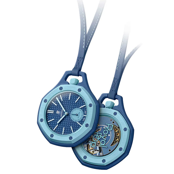 Audemars Piguet x Swatch Royal Pop LAN BA Unisex Blue Pocket Watch