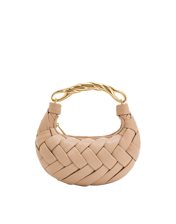JW PEI Orla Weave handbag-almond