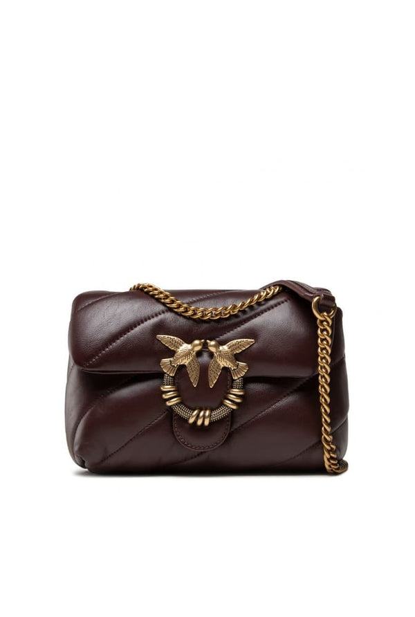 PINKO LARGE LOVE BAG PUFF MAXI QUILT JEWEL