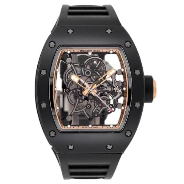 Richard Mille Rm 055 Super clone Swiss Machine (49.9mm x 42.7mm)