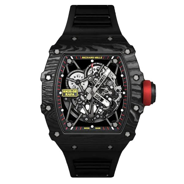 RICHARD MILLE RM 35-02 Carbon TPT Super Clone Swiss Machine (49.95mm x 43.15mm)