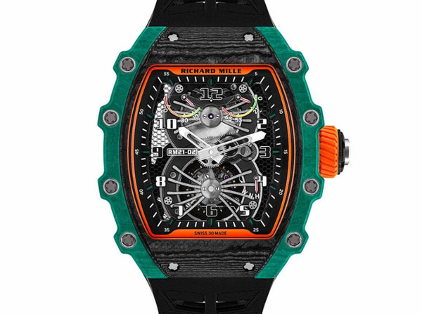 RICHARD MILLE RM 21-02 Tourbillon Aerodyne Super Clone Swiss Machine (50.12mm x 42.68mm)