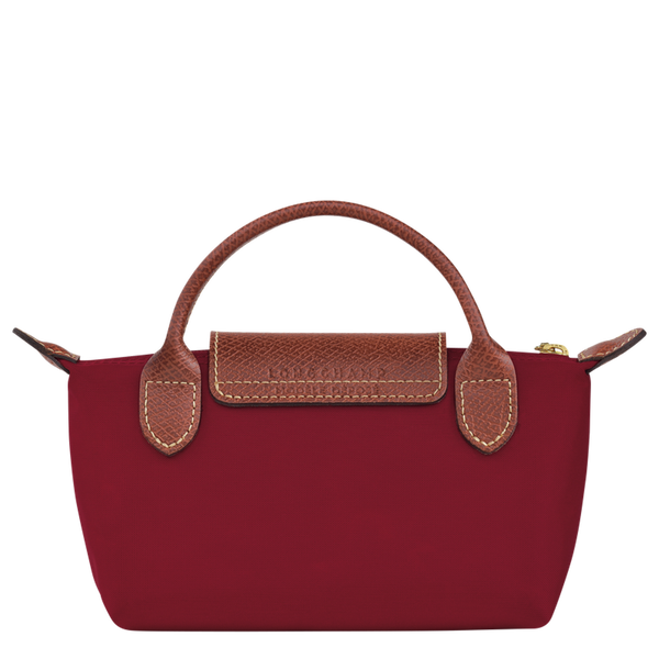 Le Pliage Original Pouch with handle Red
