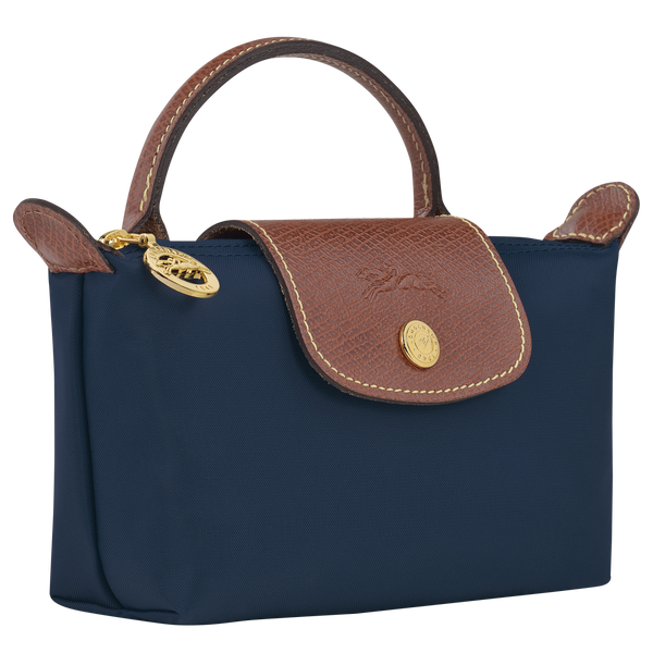 Le Pliage Original Pouch with handle Navy