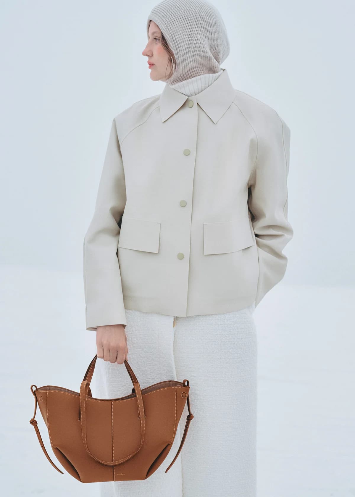 Polène Cyme Bag for Women - Stylish and Durable Handbag Available at Eldaly - Thumbnail 3