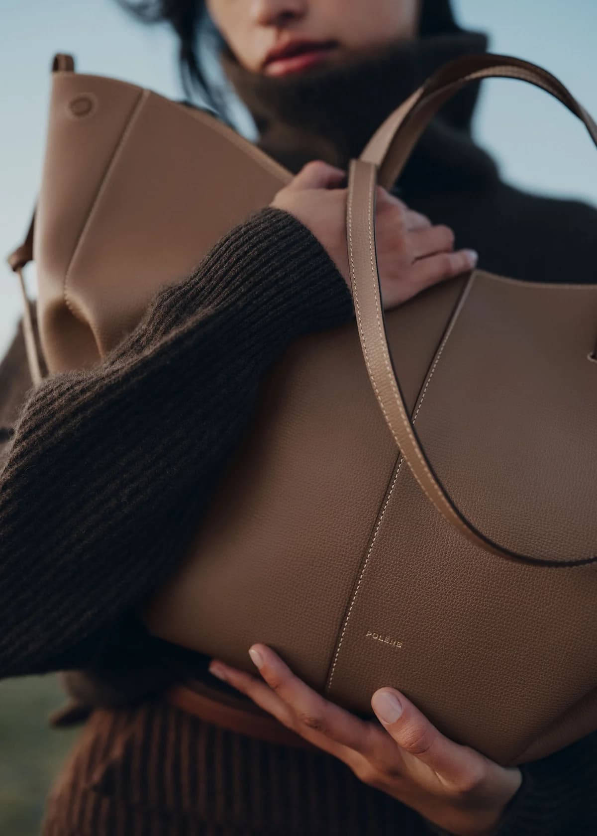 Polène Cyme Bag - Women's stylish and practical everyday handbag from Eldaly - Thumbnail 3