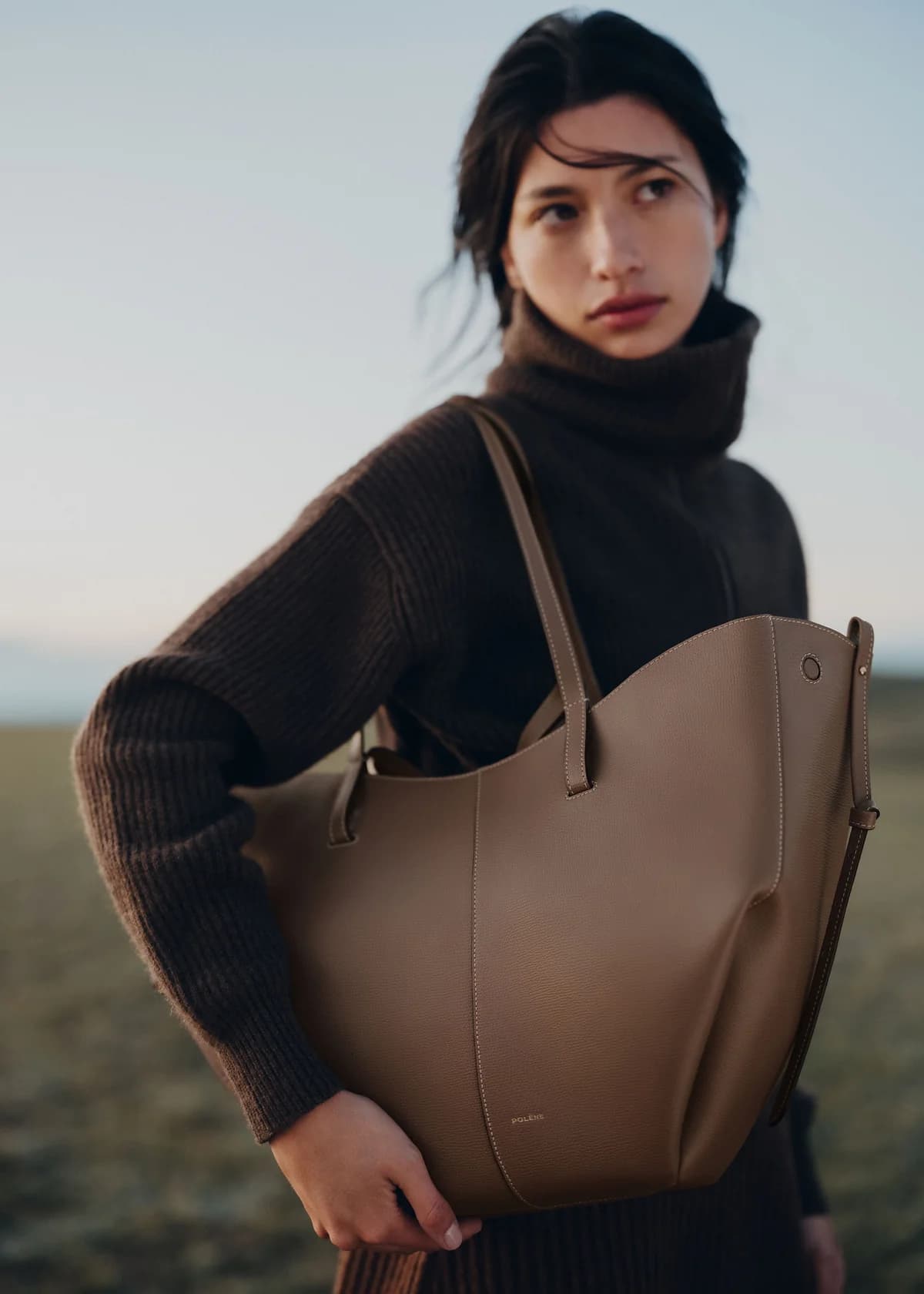 Polène Cyme Bag - Women's stylish and practical everyday handbag from Eldaly - Thumbnail 5