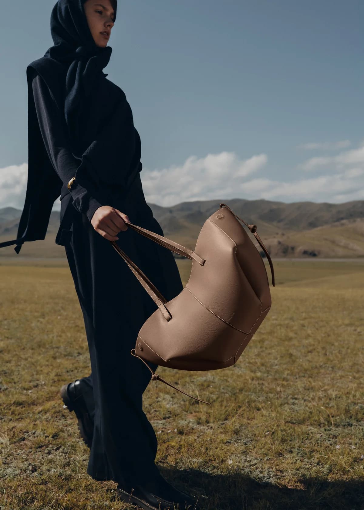 Polène Cyme Bag - Women's stylish everyday bag available at Eldaly - Thumbnail 3
