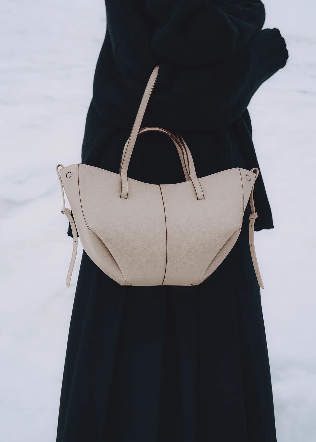 Polène Cyme Bag - Women's Leather Handbag - Eldaly - Thumbnail 4