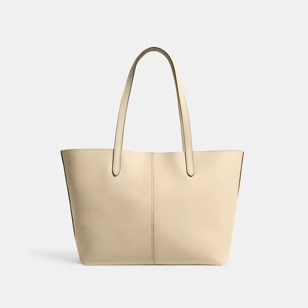 Coach North Tote Bag in White - Minimalist luxury designer handbag for women - Thumbnail 2