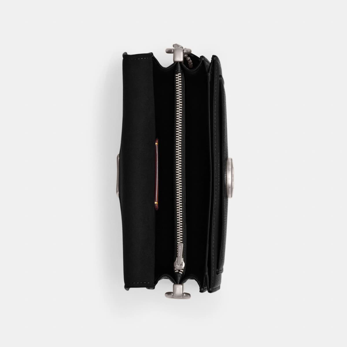 Coach Tabby Shoulder Bag in Silver and Black - Eldaly - Thumbnail 4