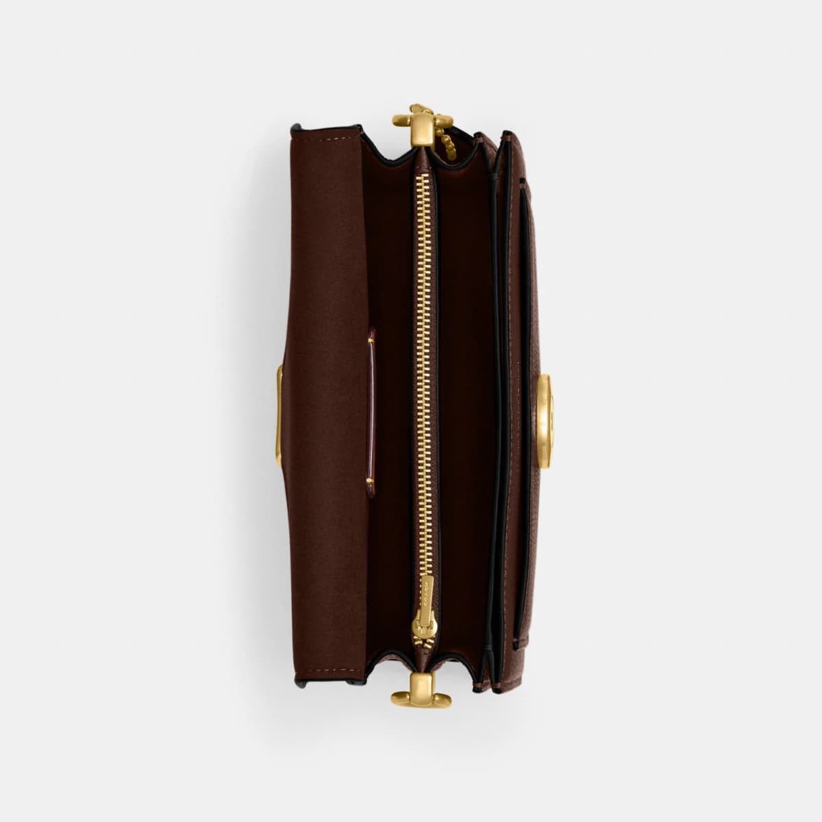 Coach Tabby Shoulder Bag in Brass Maple Leather - Eldaly - Thumbnail 4