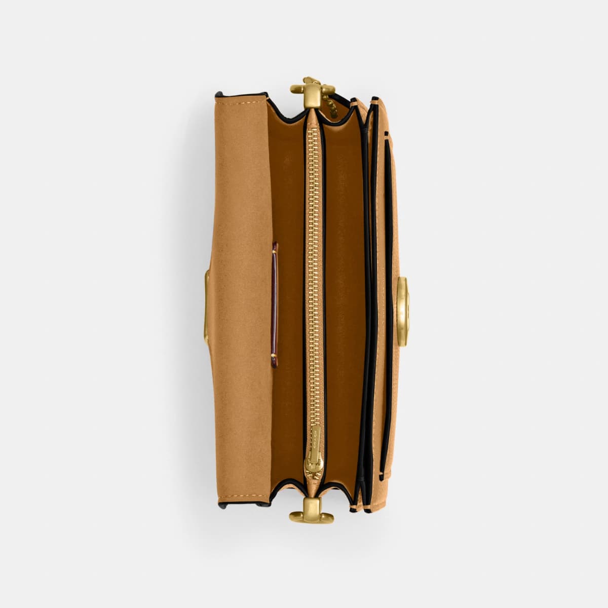 Coach Tabby Shoulder Bag in Brass_Biscuit color - Eldaly - Thumbnail 5