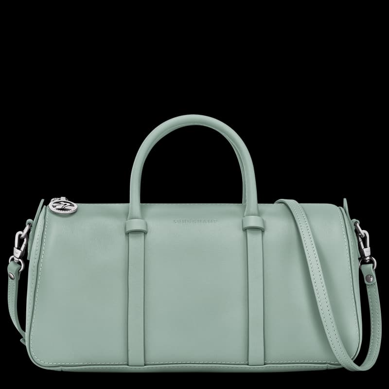 Longchamp Daylong M Handbag in Celadon color, available at Eldaly