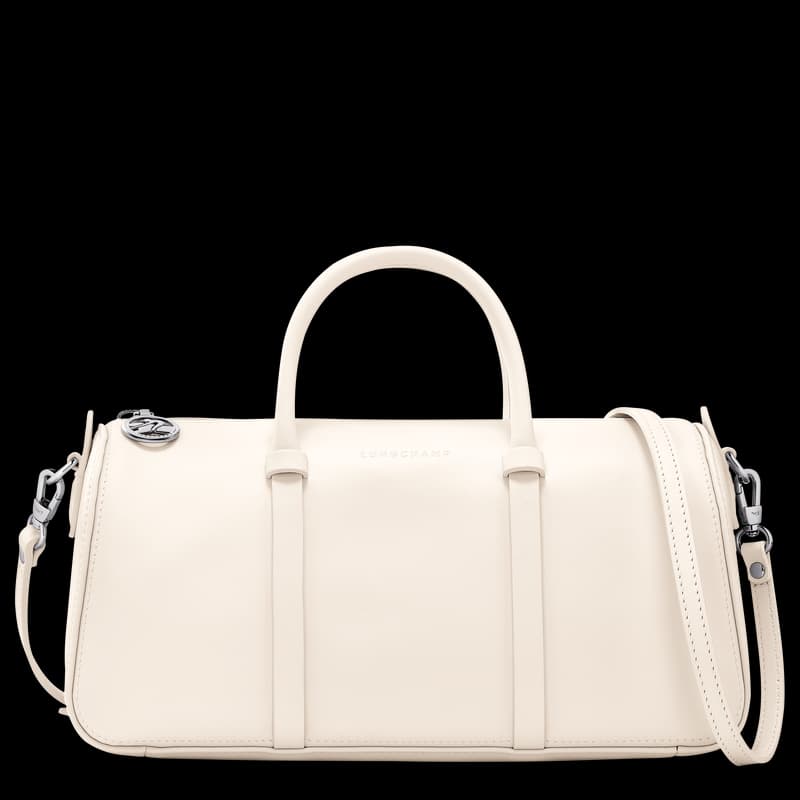 Longchamp Daylong M Handbag in Ecru color - Eldaly