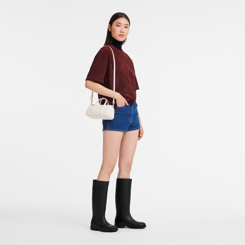 Longchamp Daylong S Handbag in Ecru - A stylish and practical women's handbag from Eldaly - Thumbnail 3