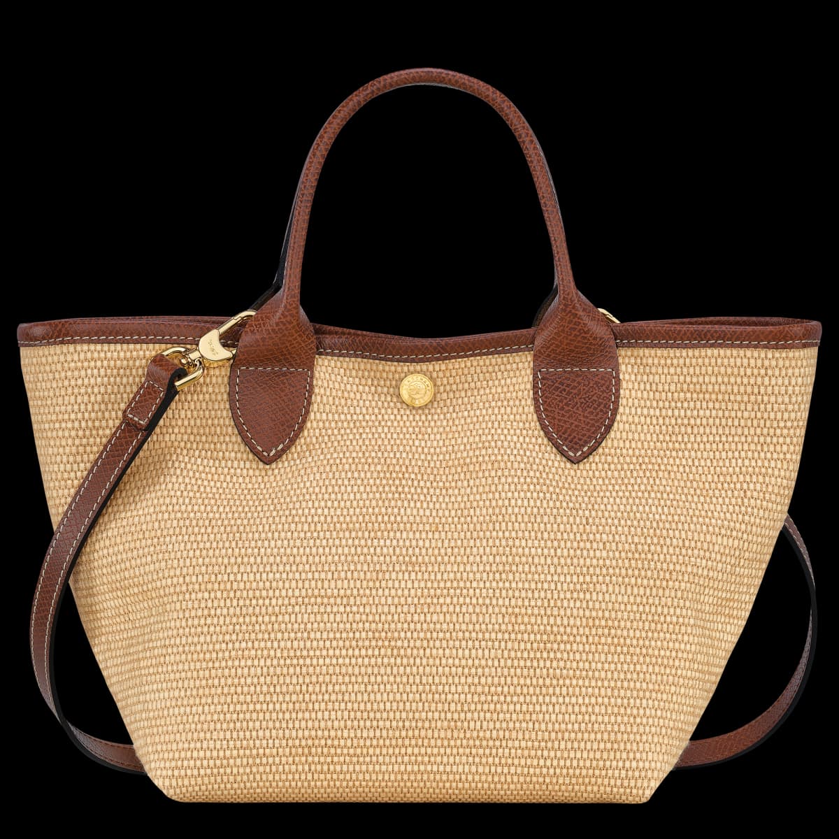 Longchamp Le Panier Pliage S Basket Bag - Brown - Eldaly - Thumbnail 5