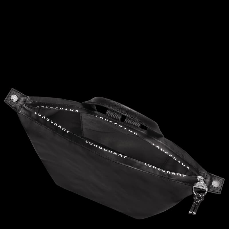 Longchamp Le Pliage Energy L Backpack - Black - Eldaly - Thumbnail 6