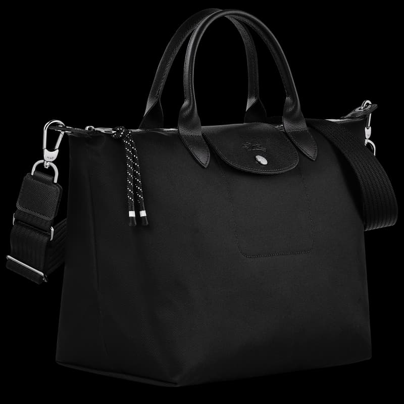 Longchamp Le Pliage Energy L Handbag in Black - Eldaly - Thumbnail 5