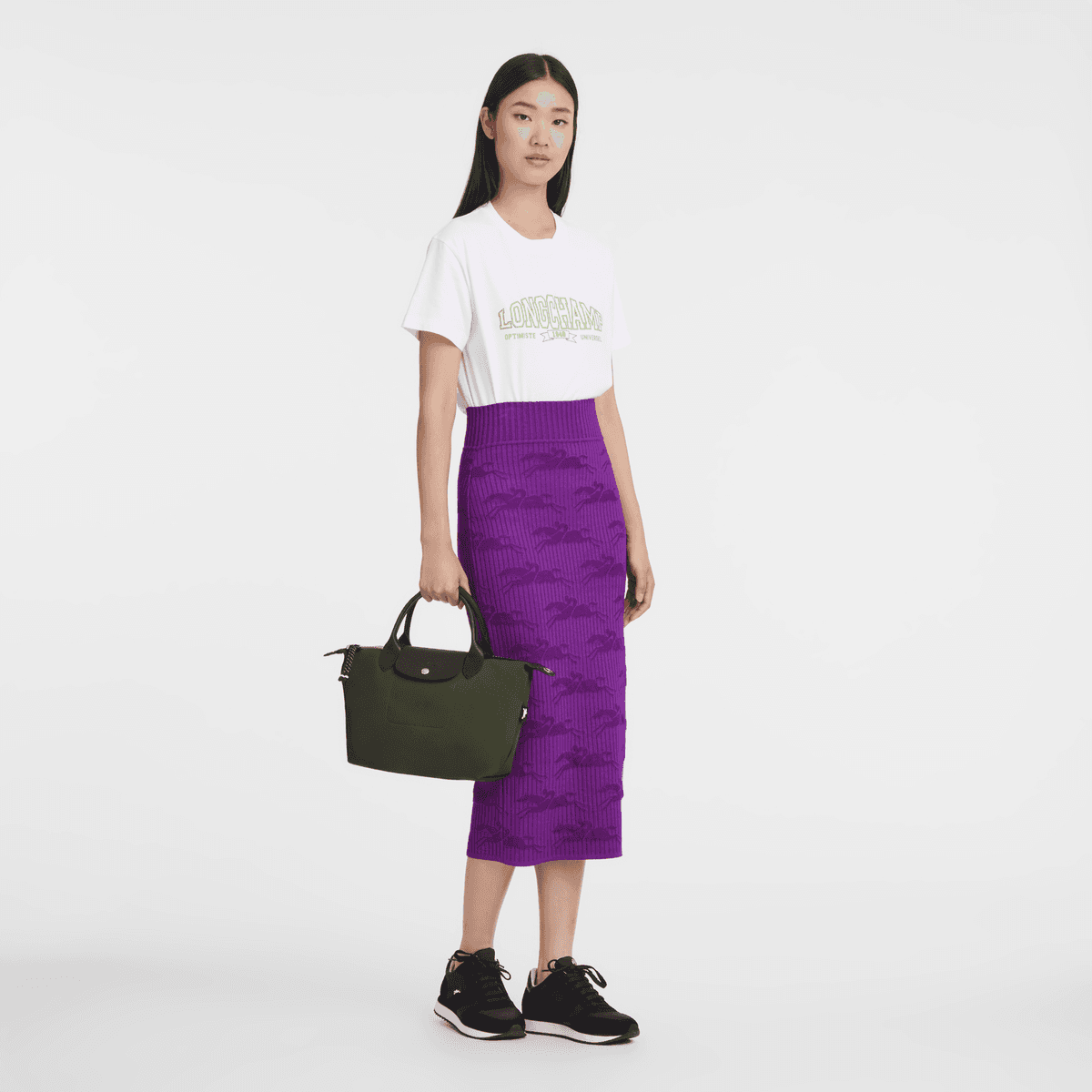 Longchamp Le Pliage Energy S Handbag in Khaki - Eldaly - Thumbnail 3