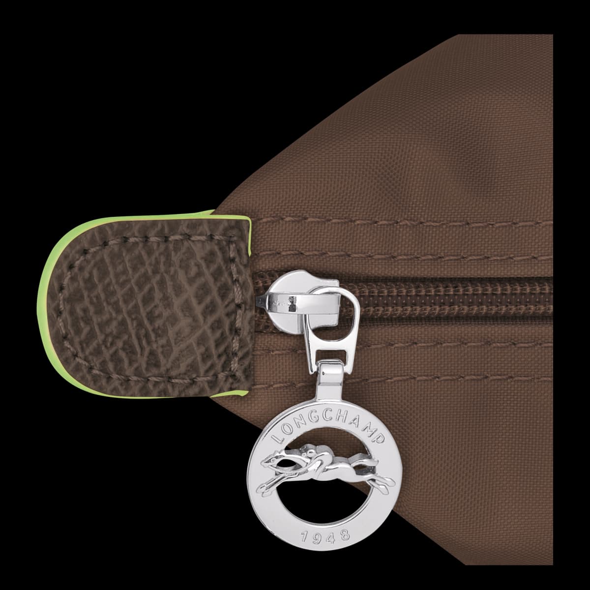 Longchamp Le Pliage Green L Tote Bag - Front View - Thumbnail 6