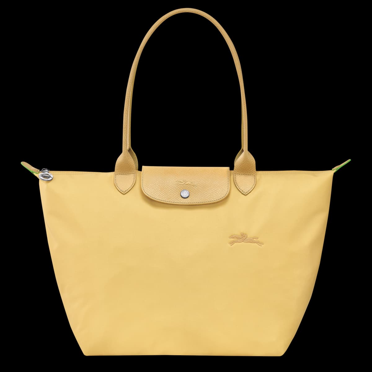Longchamp Le Pliage Green L Tote Bag - Front view