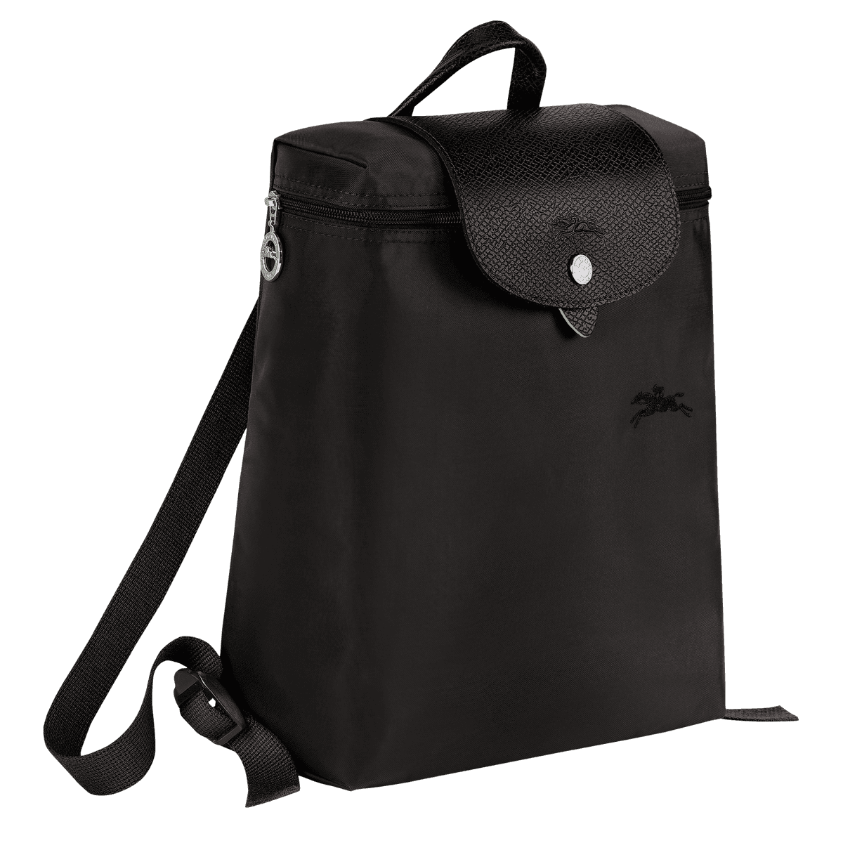 Longchamp Le Pliage Green M Backpack - Front view on Eldaly - Thumbnail 4