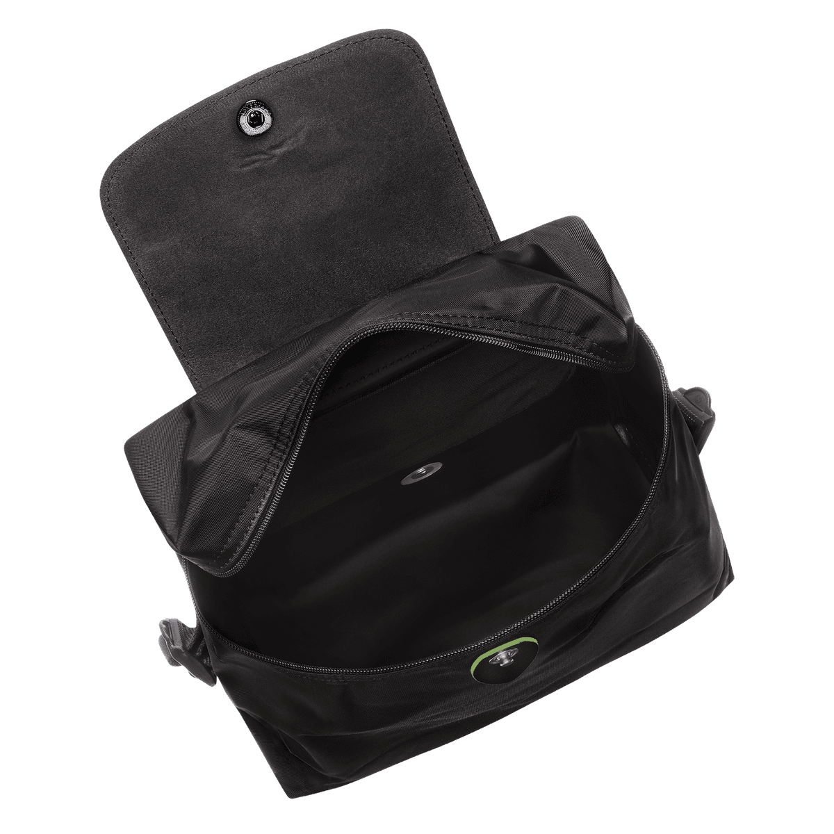Longchamp Le Pliage Green M Backpack - Front view on Eldaly - Thumbnail 6