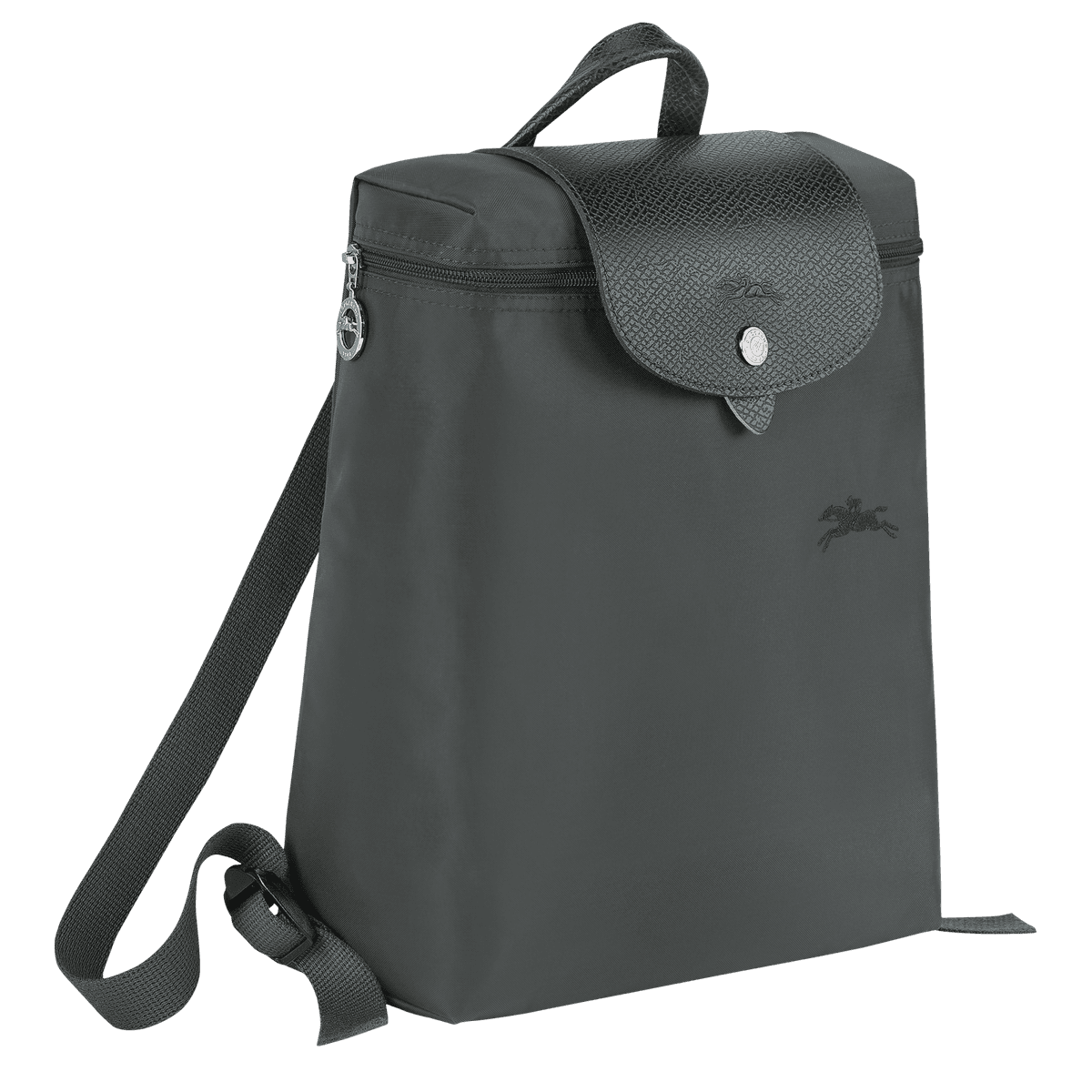 Longchamp Le Pliage Green M Backpack - Front view on eldalystore.com - Thumbnail 4