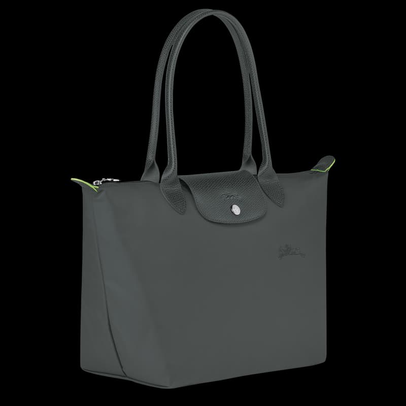 Longchamp Le Pliage Green M Tote bag - Front view - Eldaly - Thumbnail 4