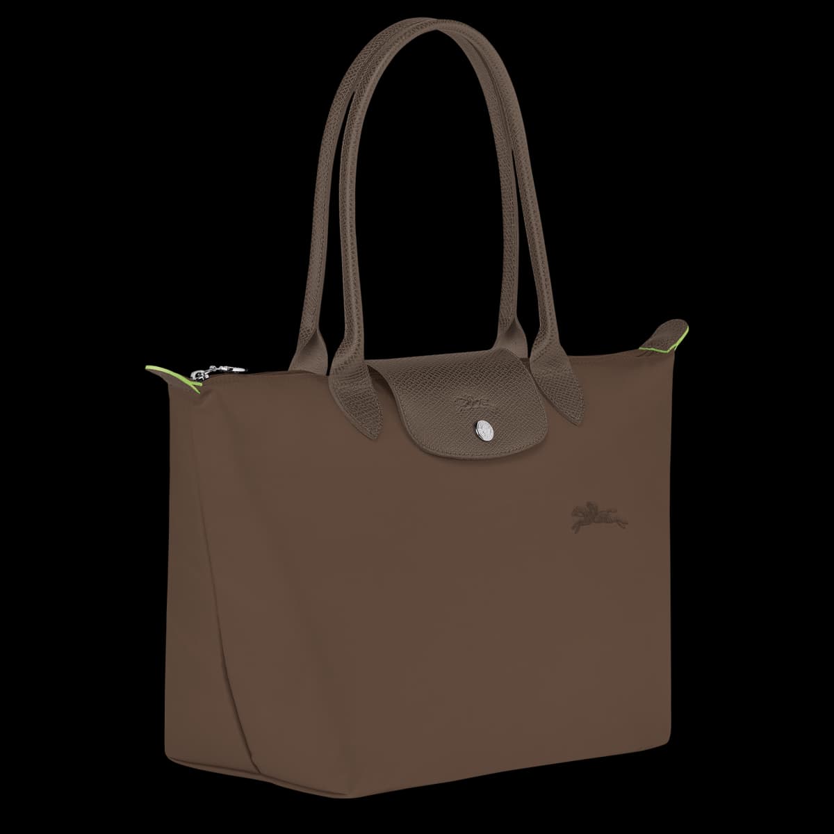 Longchamp Le Pliage Green M Tote Bag Terra - Women's Designer Handbag - Thumbnail 3