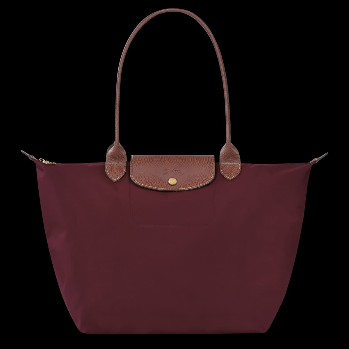 Le Pliage Original L Tote bag Burgundy