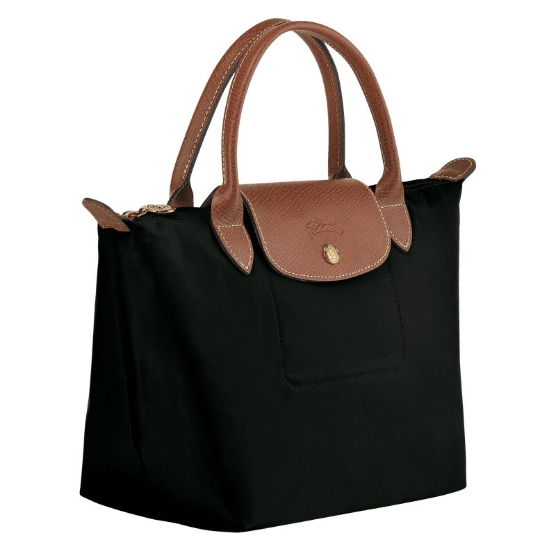 Longchamp Le Pliage Original S Handbag in Black - Eldaly - Thumbnail 6