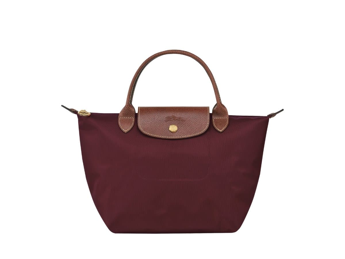 Longchamp Le Pliage Original S Handbag in Burgundy - Eldaly