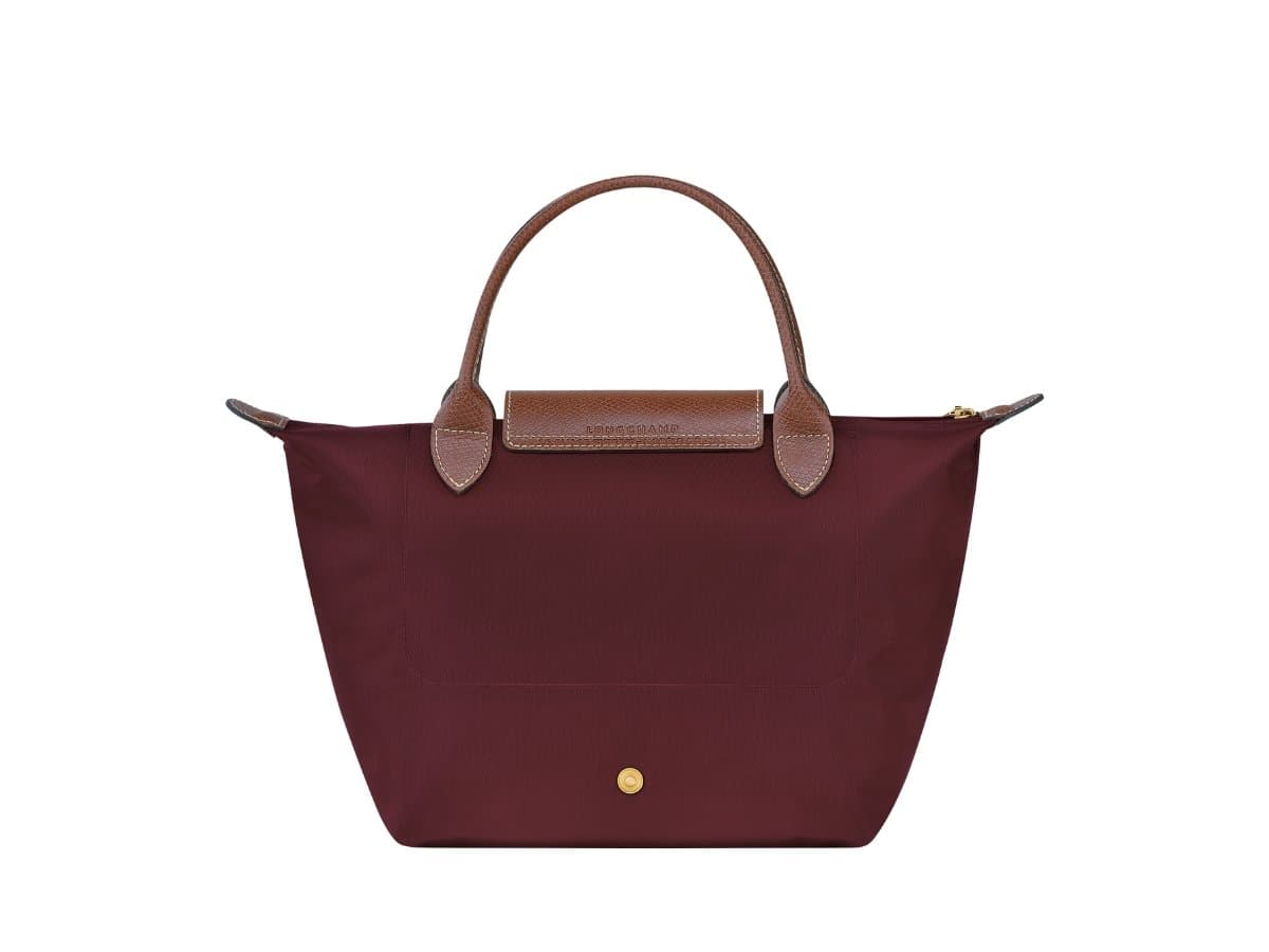 Longchamp Le Pliage Original S Handbag in Burgundy - Eldaly - Thumbnail 3