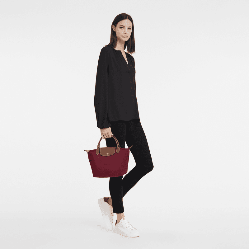 Longchamp Le Pliage Original S Handbag in Red - Eldaly - Thumbnail 3