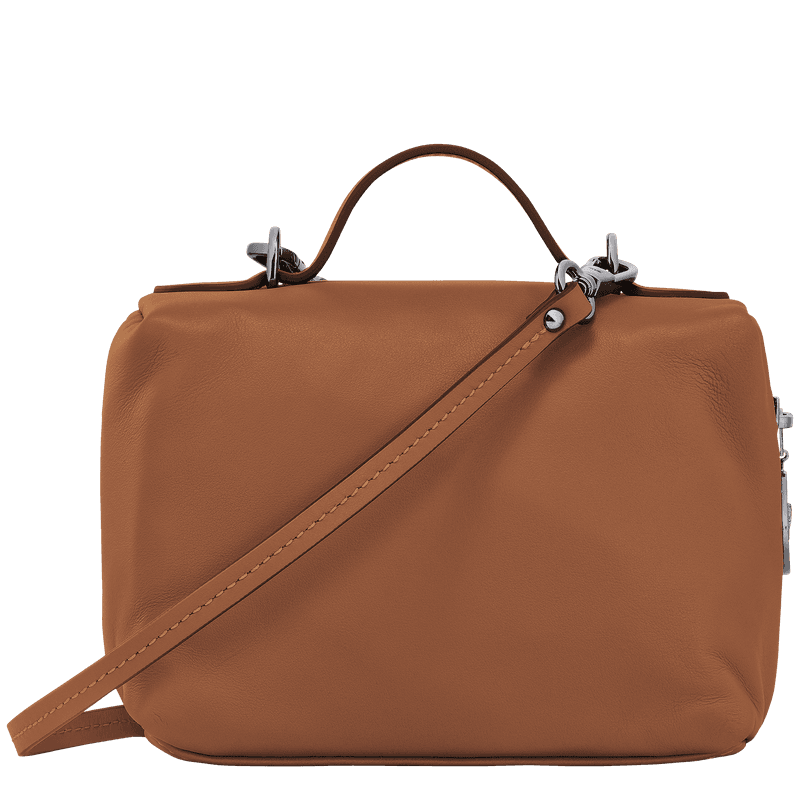Longchamp Le Pliage Xtra XS Vanity Bag in Cognac color, available at Eldaly - Thumbnail 5