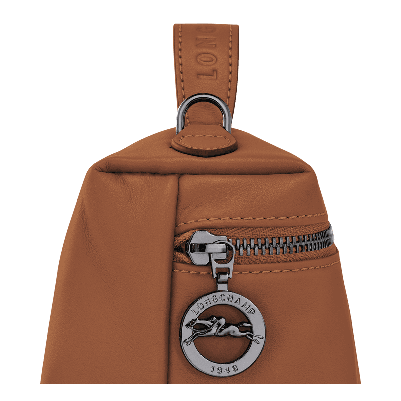 Longchamp Le Pliage Xtra XS Vanity Bag in Cognac color, available at Eldaly - Thumbnail 6
