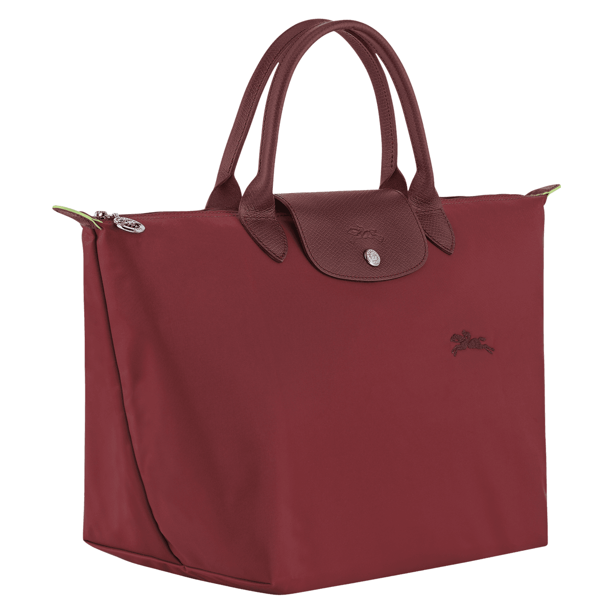 Longchamp Le Pliage Green M Handbag - Lightweight Foldable Women's Bag - Thumbnail 3