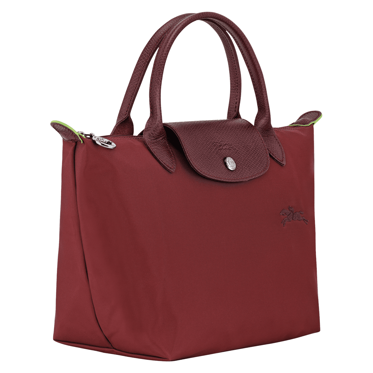 Longchamp Le Pliage Green S Handbag - Front View - Thumbnail 3