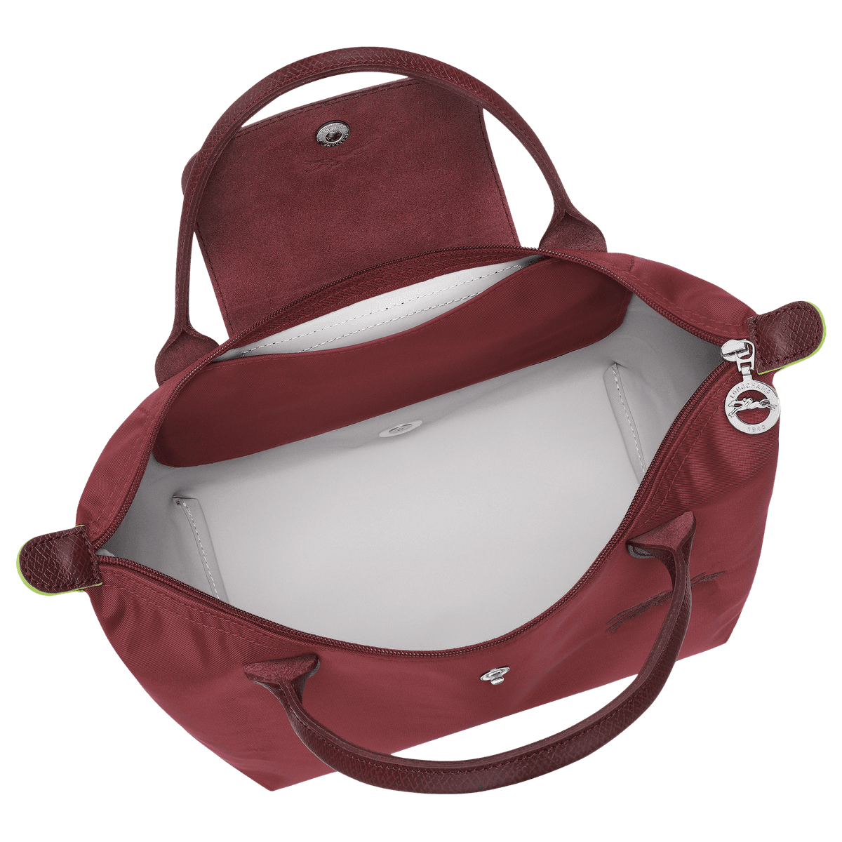 Longchamp Le Pliage Green S Handbag - Front View - Thumbnail 5