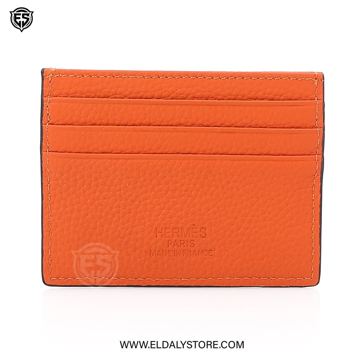 Hermès Evelyne Card Holder - Unisex - Eldaly - Perforated Leather Design - Thumbnail 5